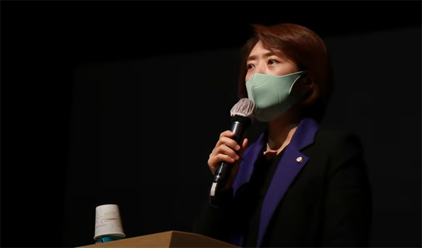 고민정 더불어민주당 의원. [유튜브 ‘고민정TV’ 영상 캡처]
