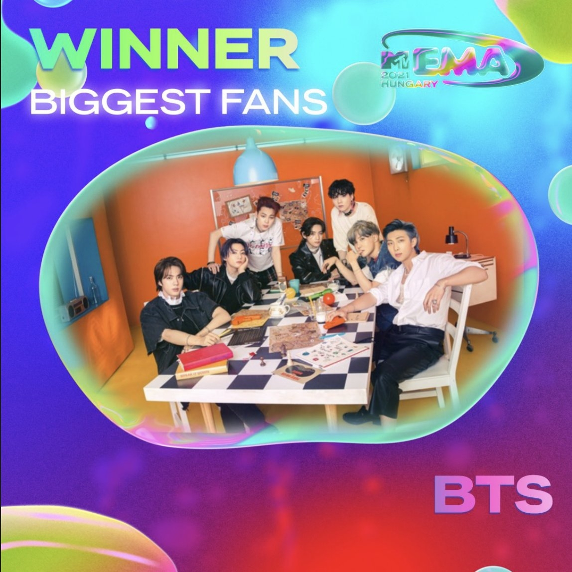 방탄소년단 [2021 MTV EMA 제공]