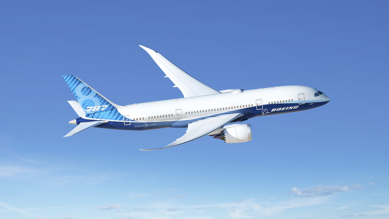 미국 보잉(Boeing)사의 B787 드림라이너. [KAI 제공]