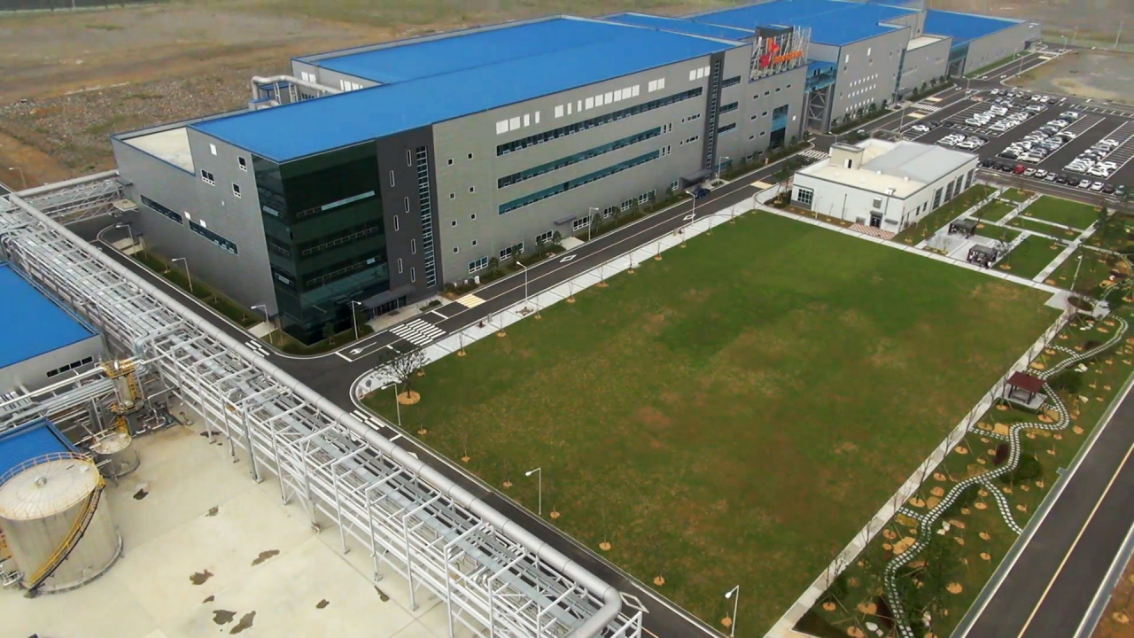SK온 충남 서산 배터리 공장 전경.[SK온 제공]