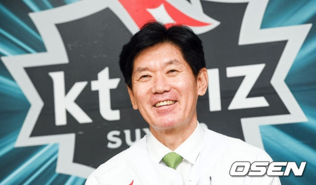지난 2018년 11월 이강철 감독의 kt 사령탑 취임식 모습. [OSEN]