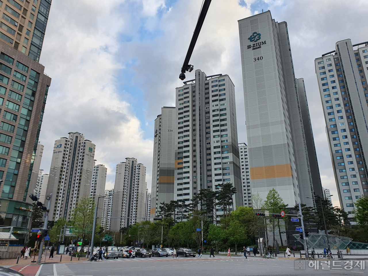 송파구 잠실동 아파트단지 모습.[헤럴드경제DB]