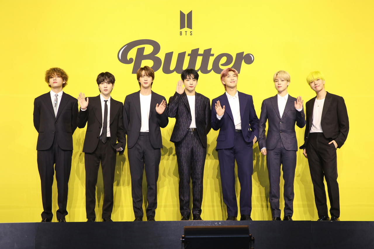 그룹 방탄소년단 ‘2022 빌보드 뮤직 어워즈’에서 3관왕의 영예를 안았다. [빅히트뮤직 제공]