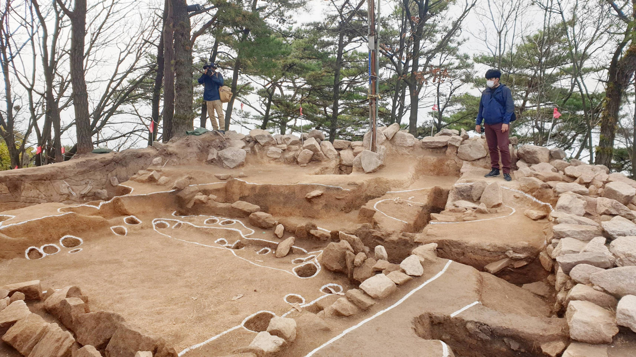 불암산성 발굴현장. [노원구 제공]