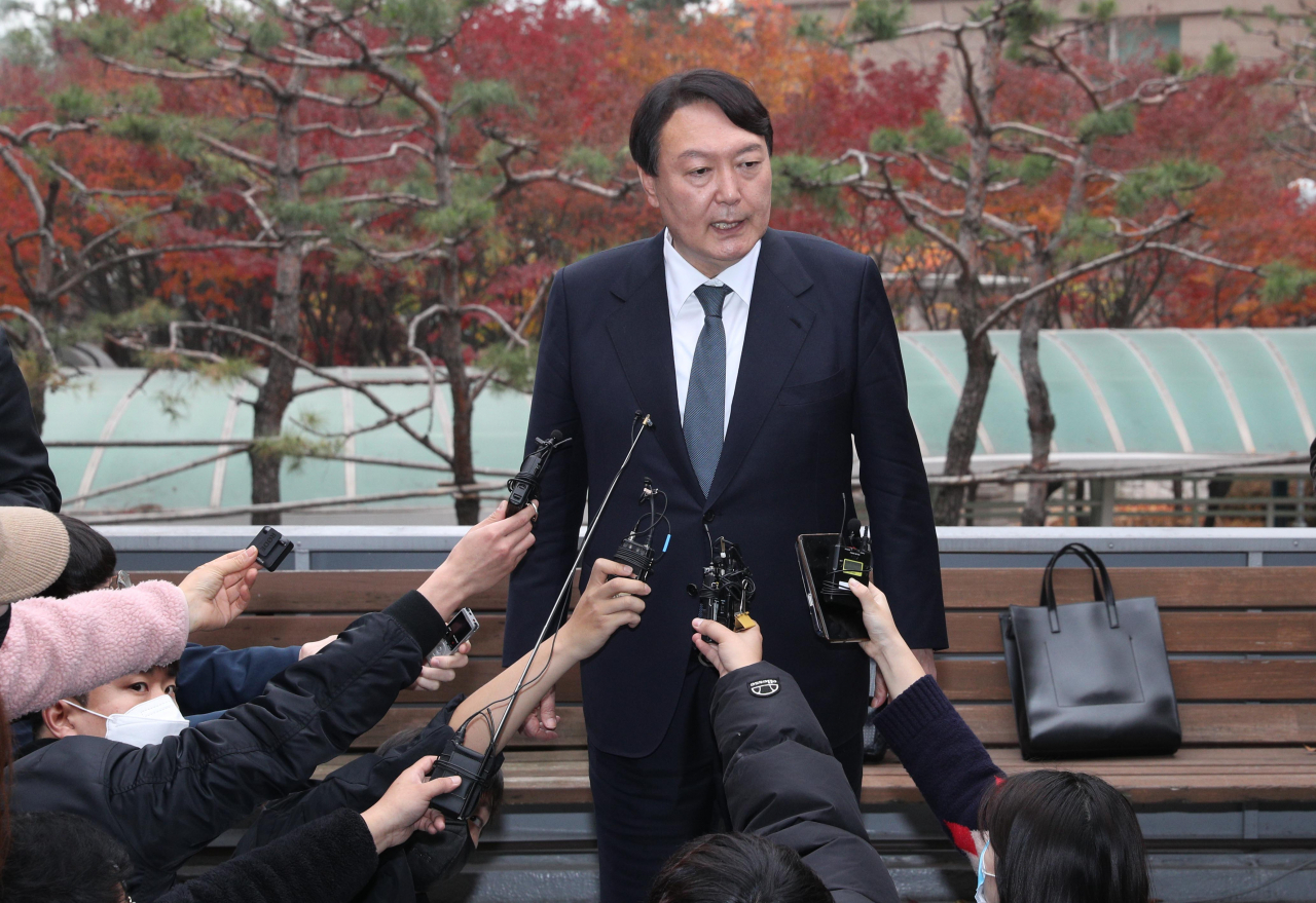 윤석열 국민의힘 대선후보. [연합]
