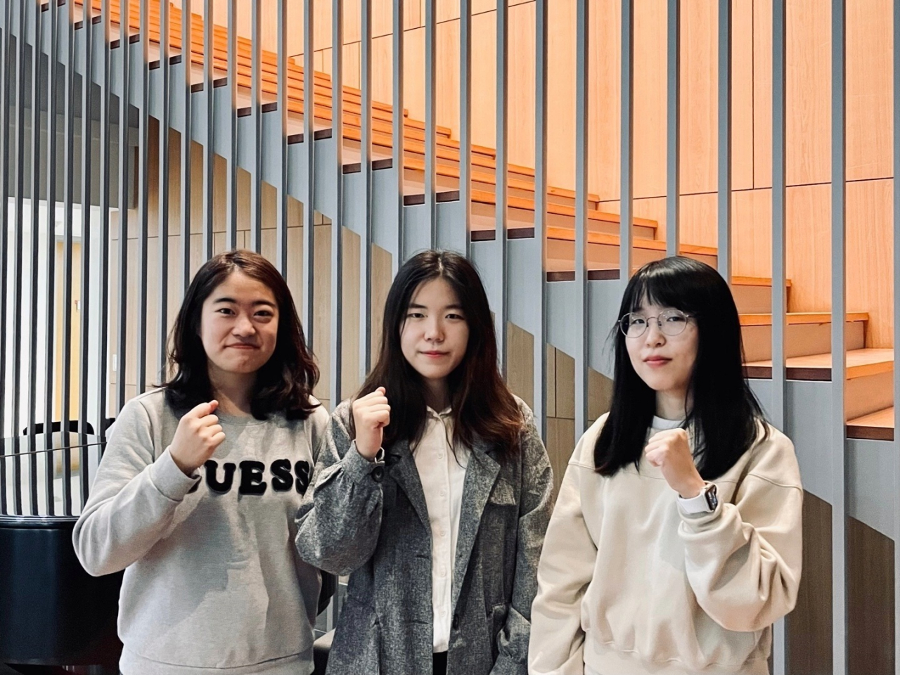 왼쪽부터 KAIST 전기및전자공학부 조윤서, 박선의, 방주은 박사과정.[KAIST 제공]