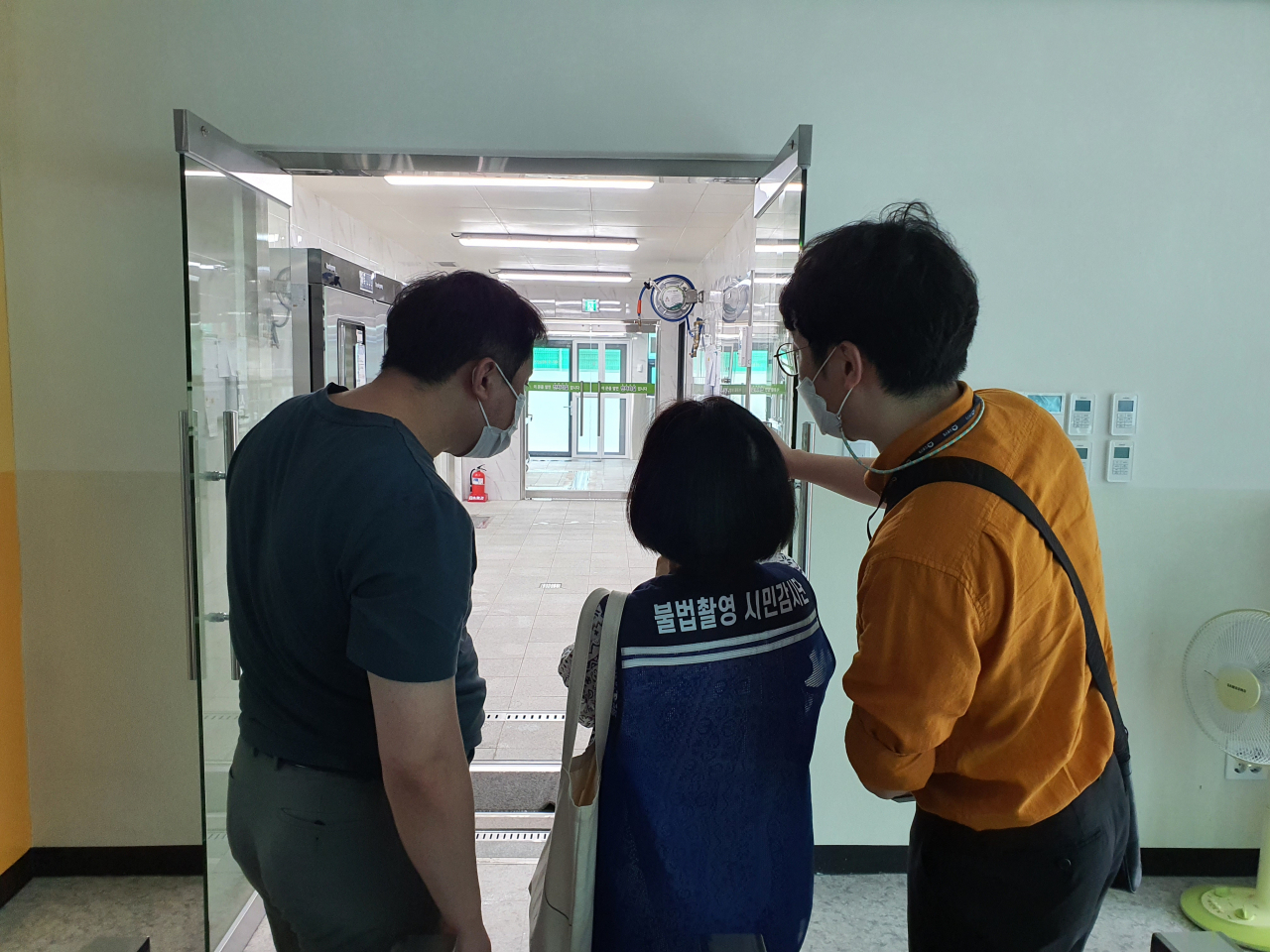 불법촬영 시민감시단의 모습. [자료제공=서울시 여성가족정책실]