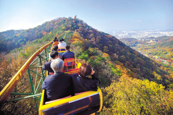 무등산 향로봉 모노레일