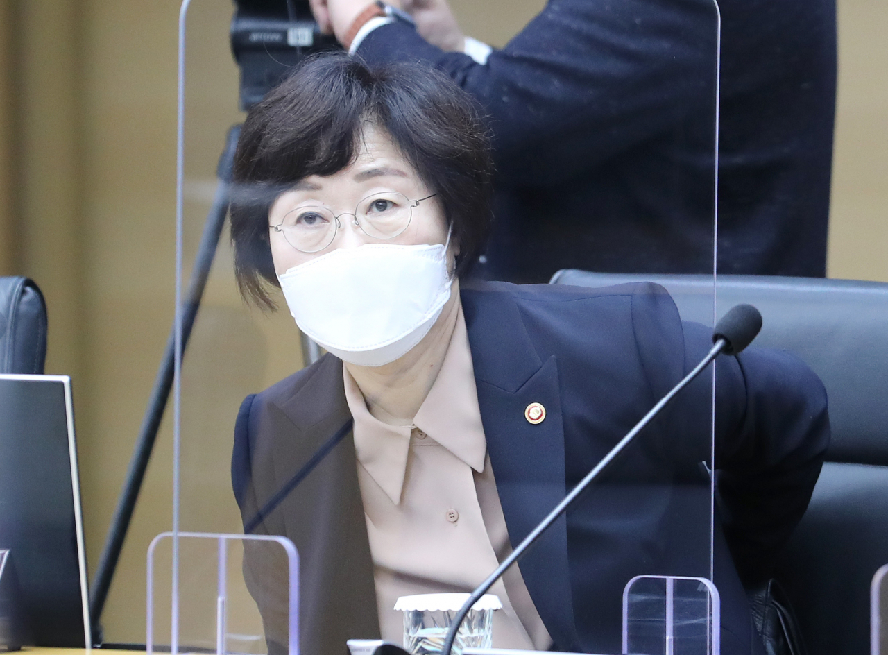정영애 여성가족부 장관. [연합]