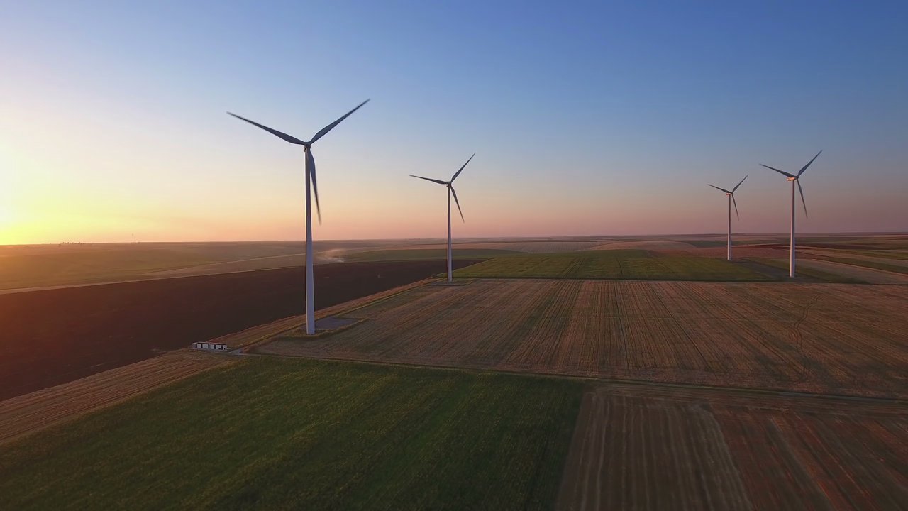 A wind farm (Lancium)