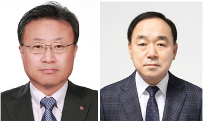 류재민 LG생활건강 부사장(왼쪽), 장병준 LG생활건강 전무 [LG생활건강]