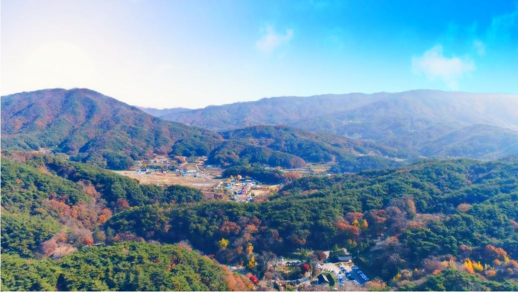 계룡산 전경
