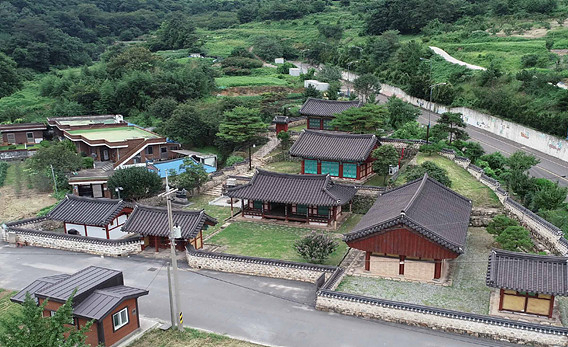 광양시 태인동 김 시식지 전경.