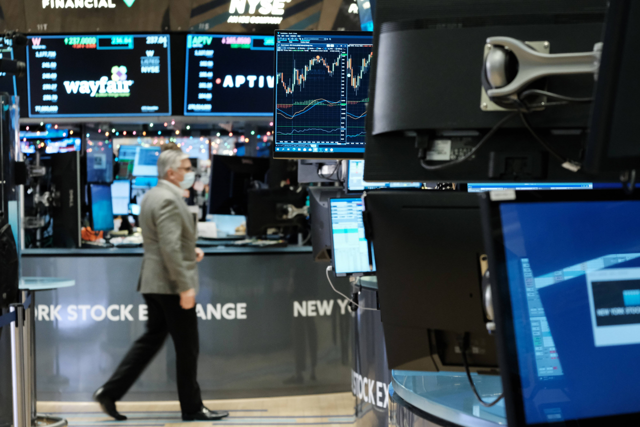 뉴욕증권거래소(NYSE) 내부 모습. [AFP]