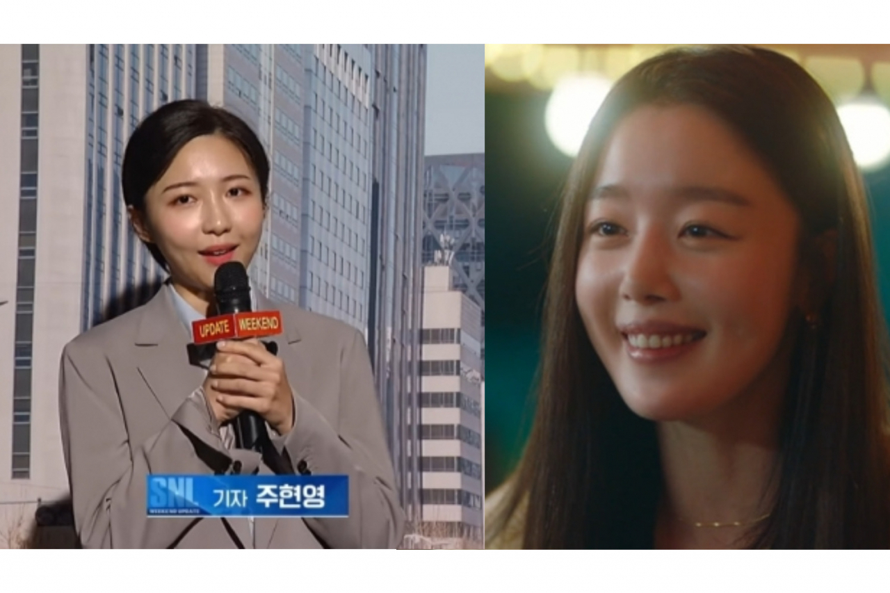 왼쪽부터 쿠팡플레이 오리지널 콘텐츠 'SNL 코리아'와 티빙 오리지널 콘텐츠 '술꾼 도시여자들' 방송 화면. [쿠팡플레이 유튜브 캡처, 티빙 제공]