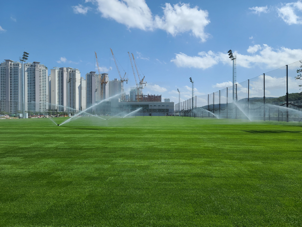 성남축구센터 전경.