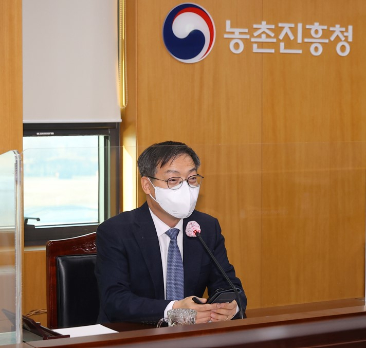 박병홍 농촌진흥청장이 7일 전북 전주 본청에서 열린 취임식에서 취임사를 하고 있다.[농촌진흥청 제공]