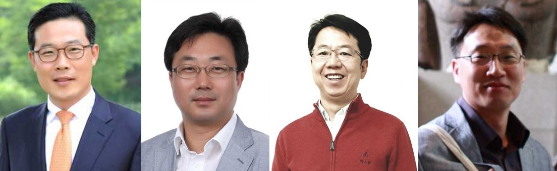 에스원은 9일 이규해 신임 부사장(왼쪽부터)과 유태상, 김석주, 정우석 상무 등 임원 4명에 대한 승진 인사를 단행했다.[에스원 제공]