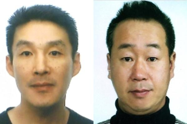 특강법 제8조의2에 따라 2021년 5월 17일 신상공개가 결정된 백광석·김시남.