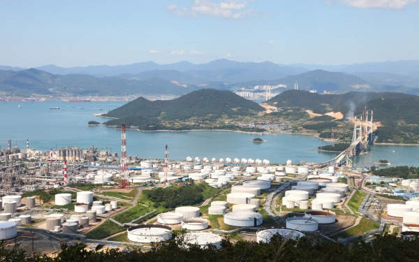 여수국가산단 전경.