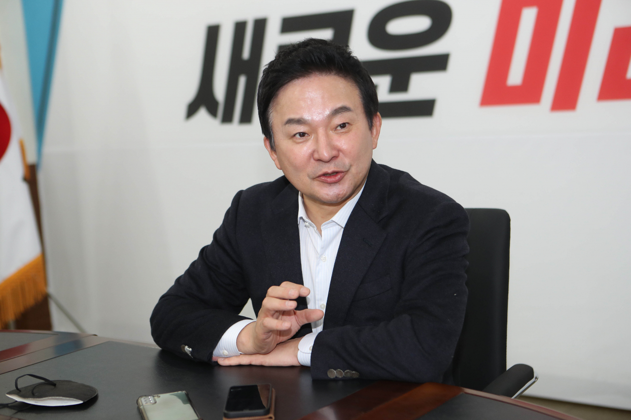 원희룡 국민의힘 대선 선대위 정책 총괄본부장. [연합]
