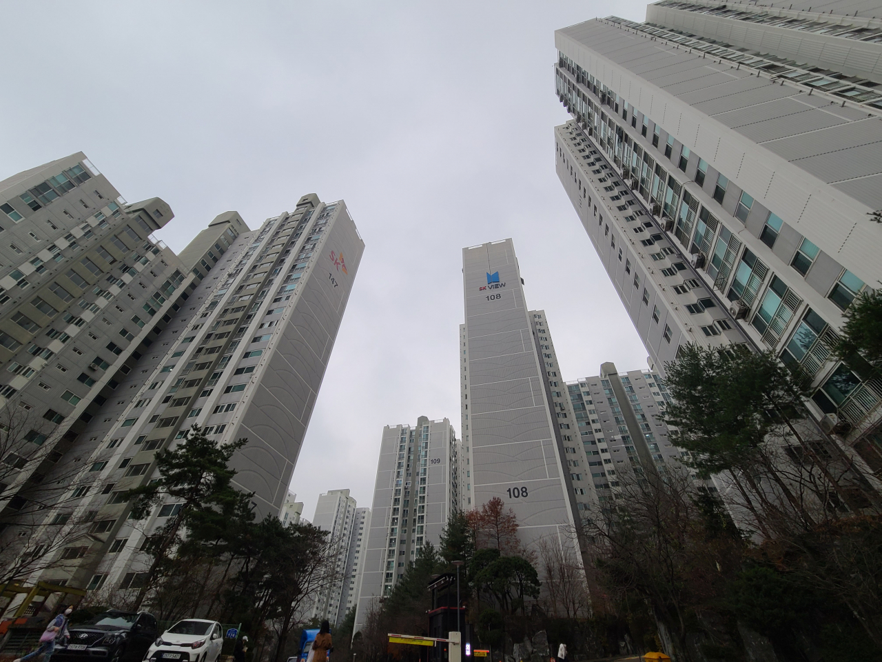 강북구 미아뉴타운 SK북한산시티. [서영상 기자]