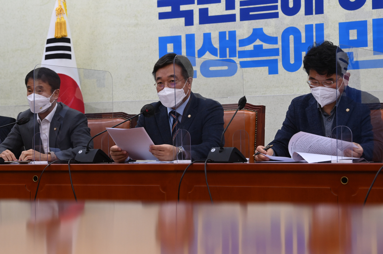 윤호중 더불어민주당 원내대표 [연합]