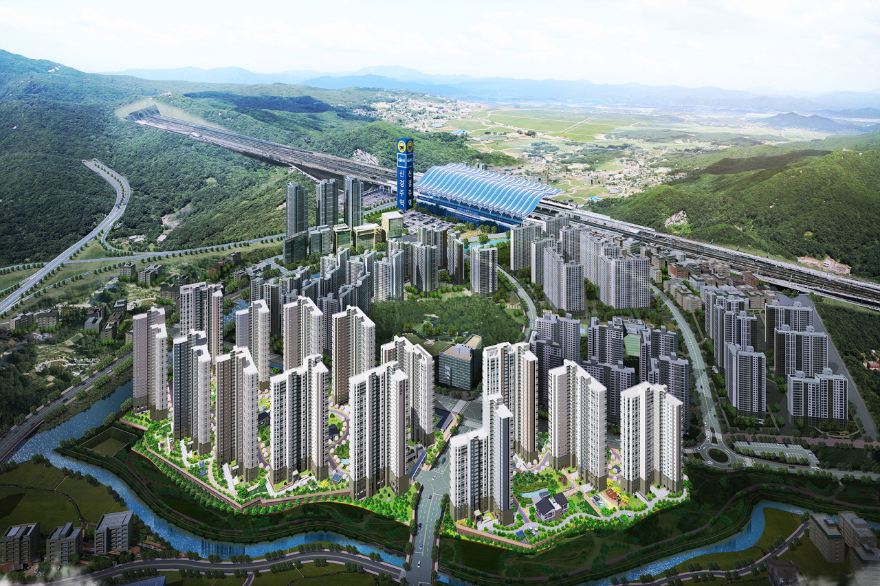 신경주 반도유보라 아이비파크 광역조감도 [반도건설 제공]