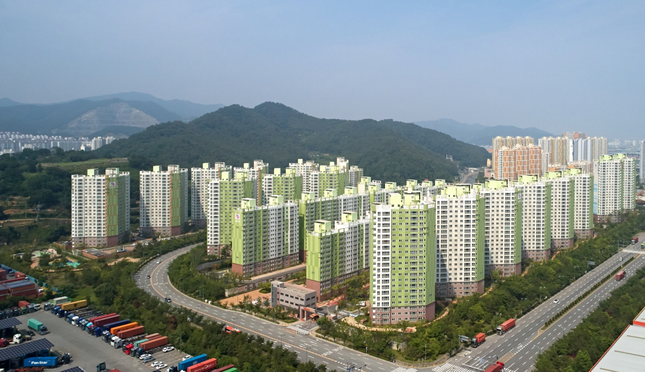 부산신항 사랑으로 부영 조감도 [부영그룹 제공]