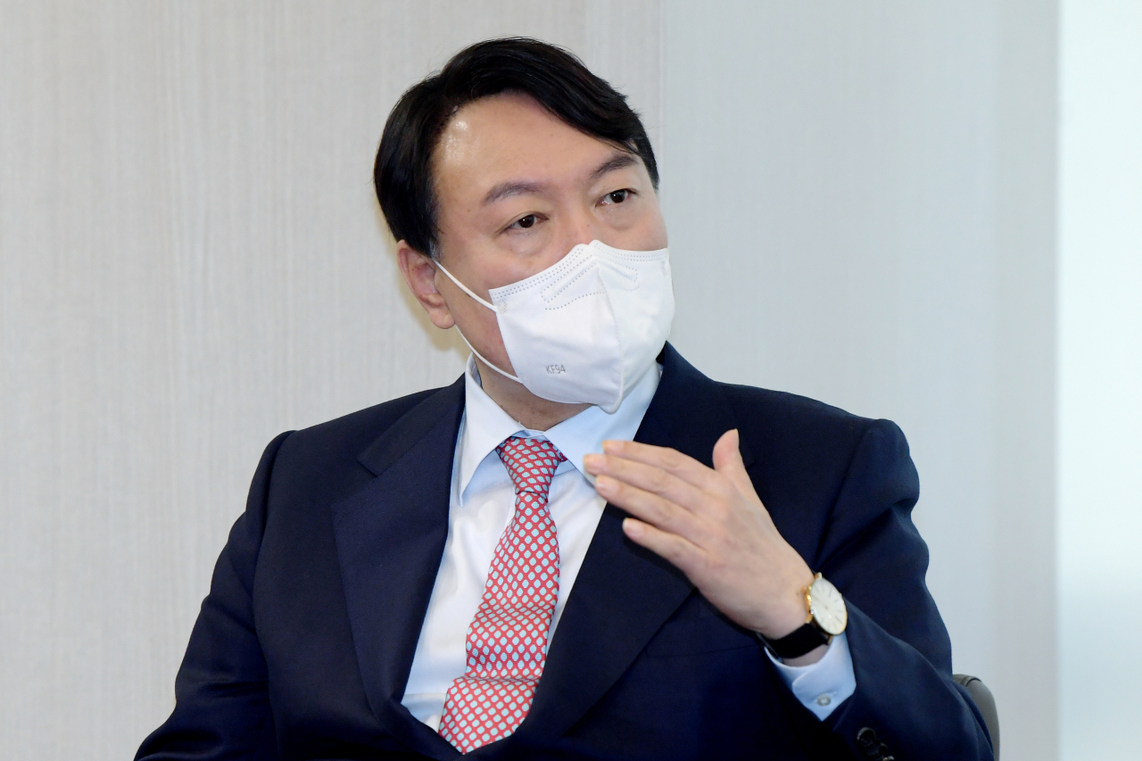 윤석열 국민의힘 대선후보. [연합]