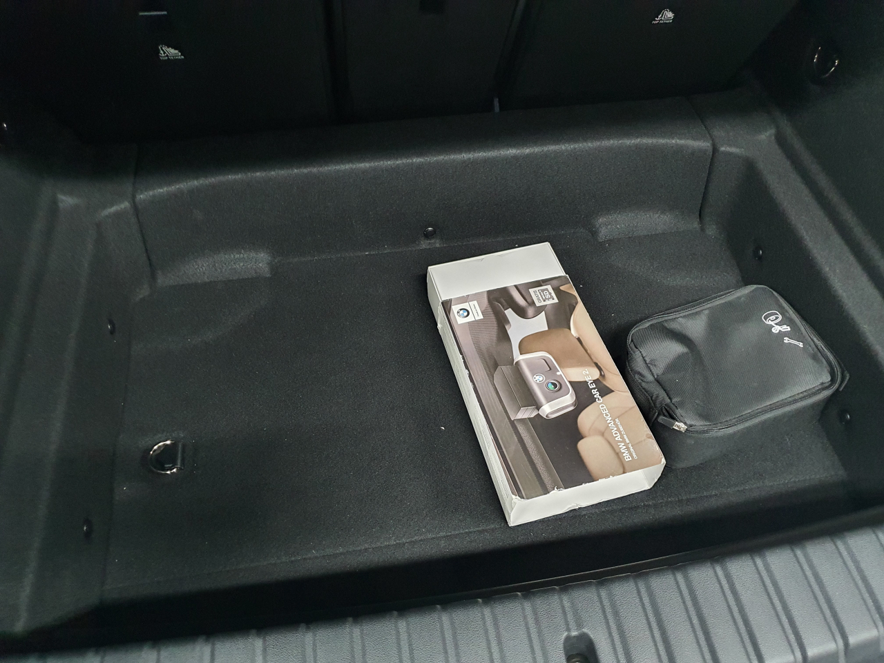 BMW M135i 트렁크 내부 [원호연 기자]