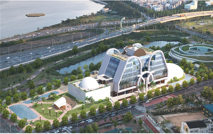 프레스티지바이오파마 부산 IDC(Innovative Discovery Center) 조감도. [부산시 제공]