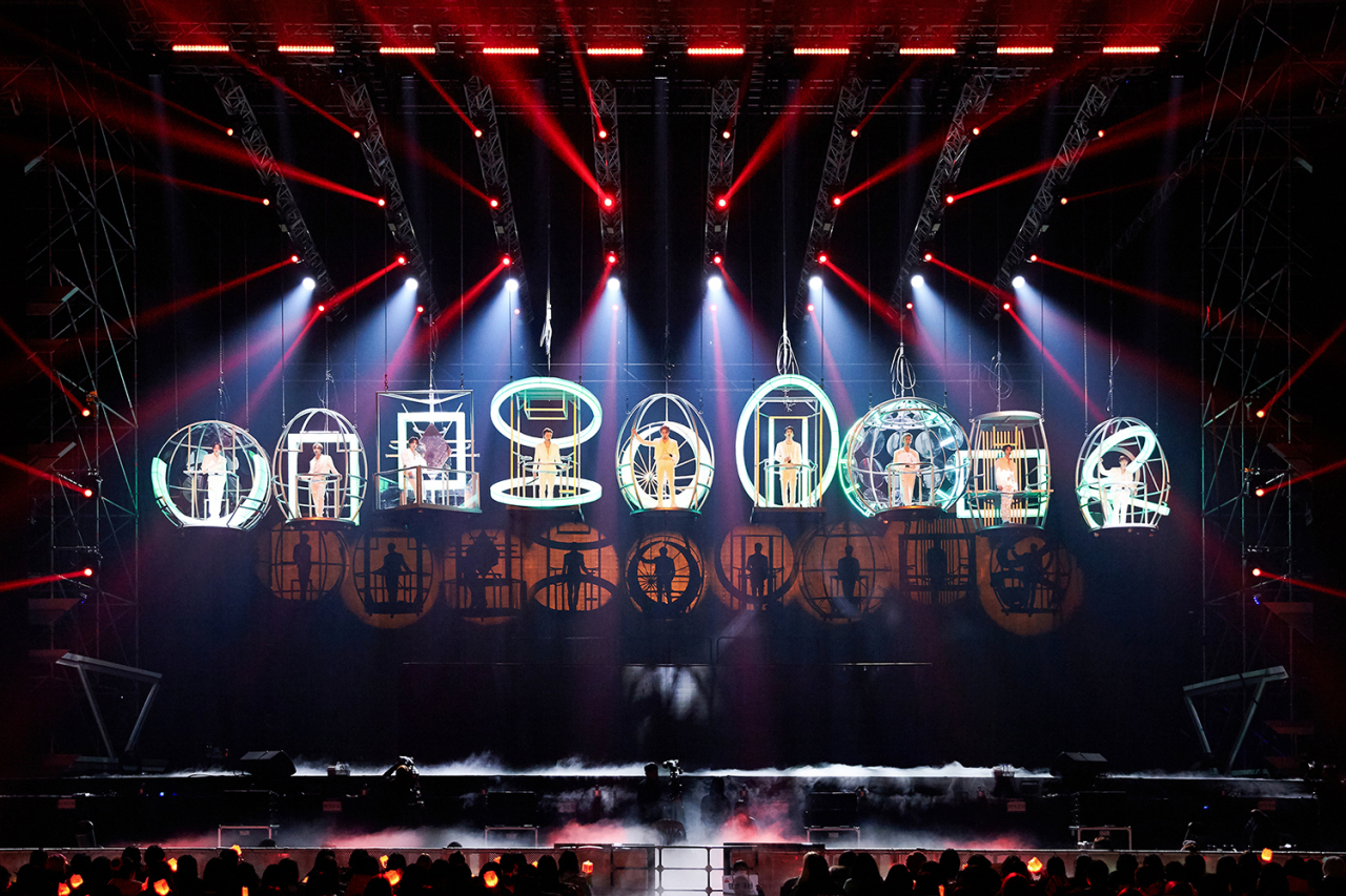 NCT 127 holds concert “Neo City : Seoul - The Link” in Gocheok Sky Dome in Seoul on Saturday. (S.M. Entertainment)