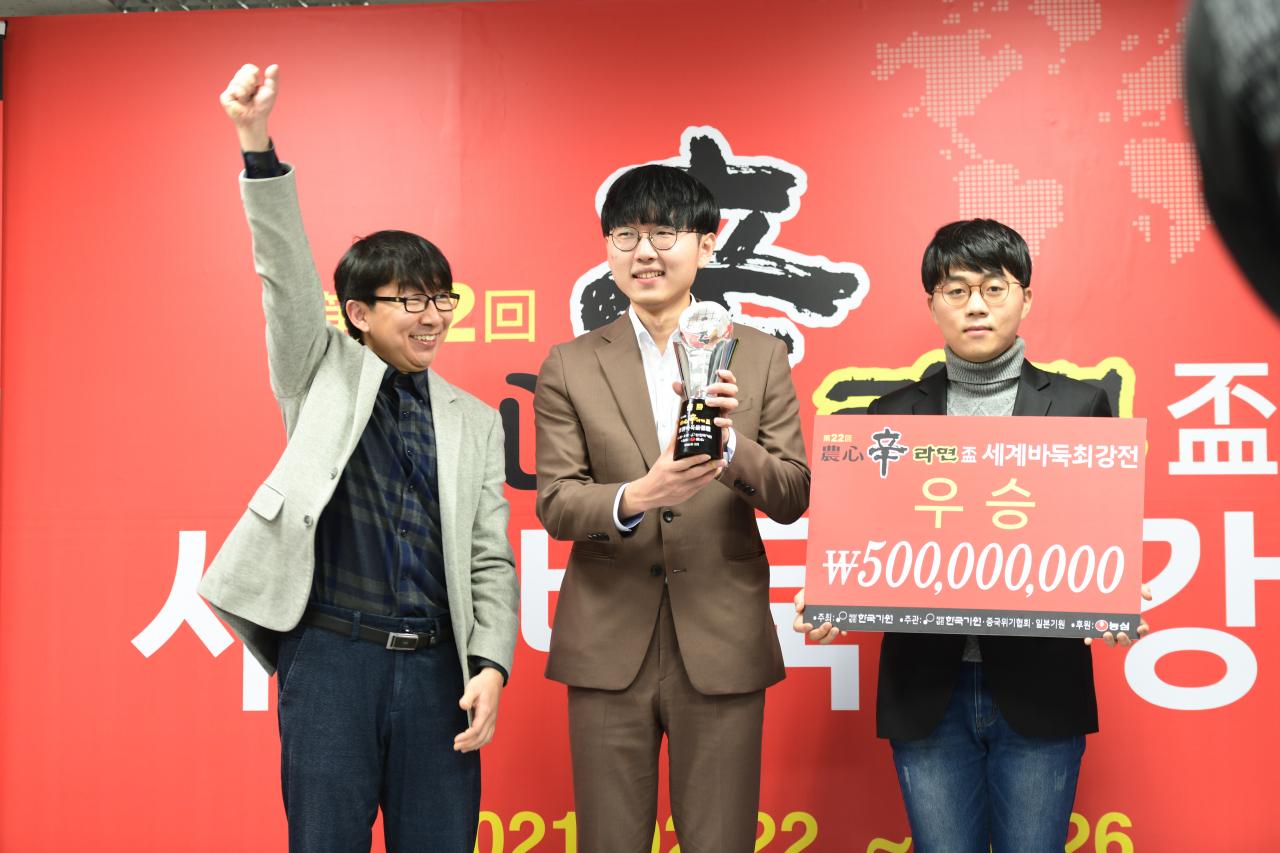 신진서, 농심배 5연승