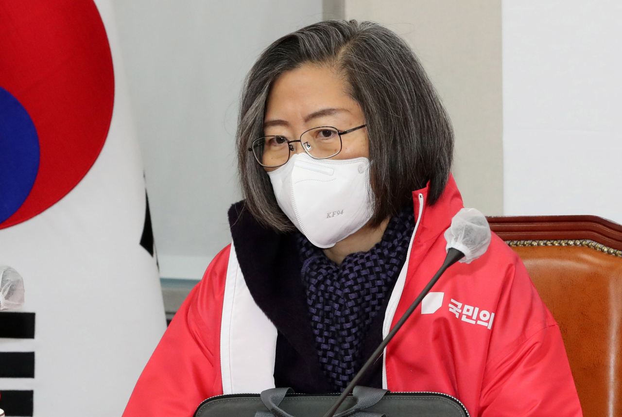 국민의힘 선거대책위원회 여성본부 고문을 맡고 있는 이수정 경기대 범죄심리학과 교수. [연합]