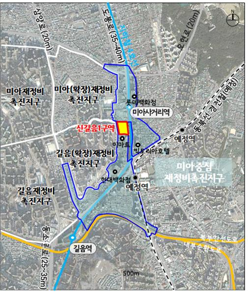 신길음1구역 위치도