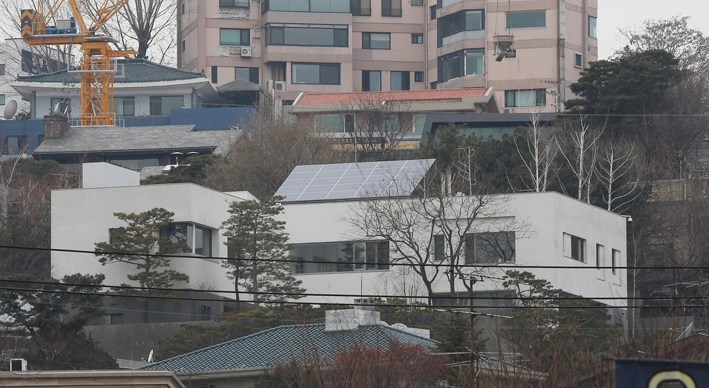 이명희 한남동 자택. [연합]