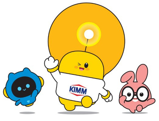 한국기계연구원 공식캐릭터 '에디와 친구들'.[한국기계연구원 제공]