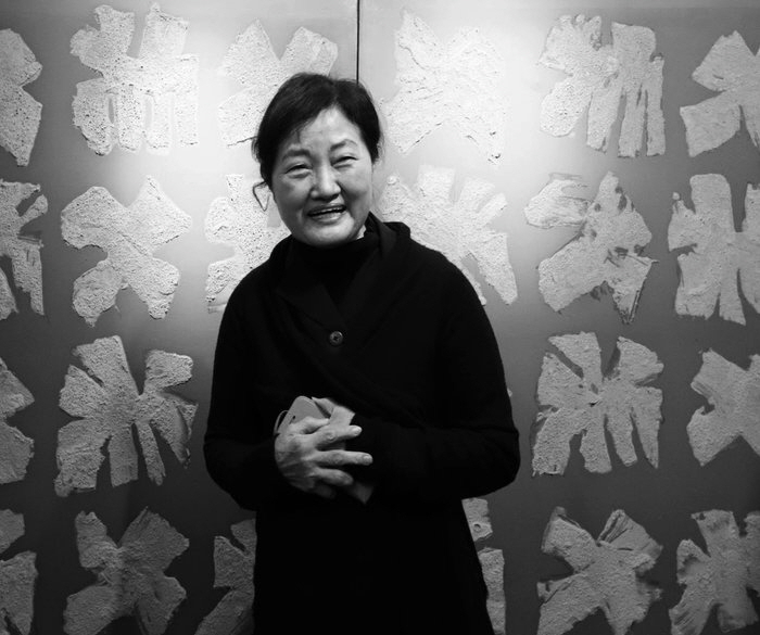 추상화가 홍정희 화백 [연합]