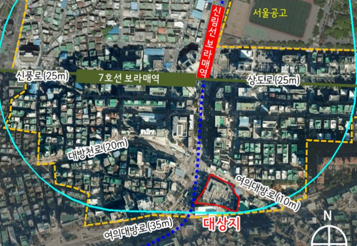 보라매역 역세권 활성화사업 위치도 [서울시 제공]