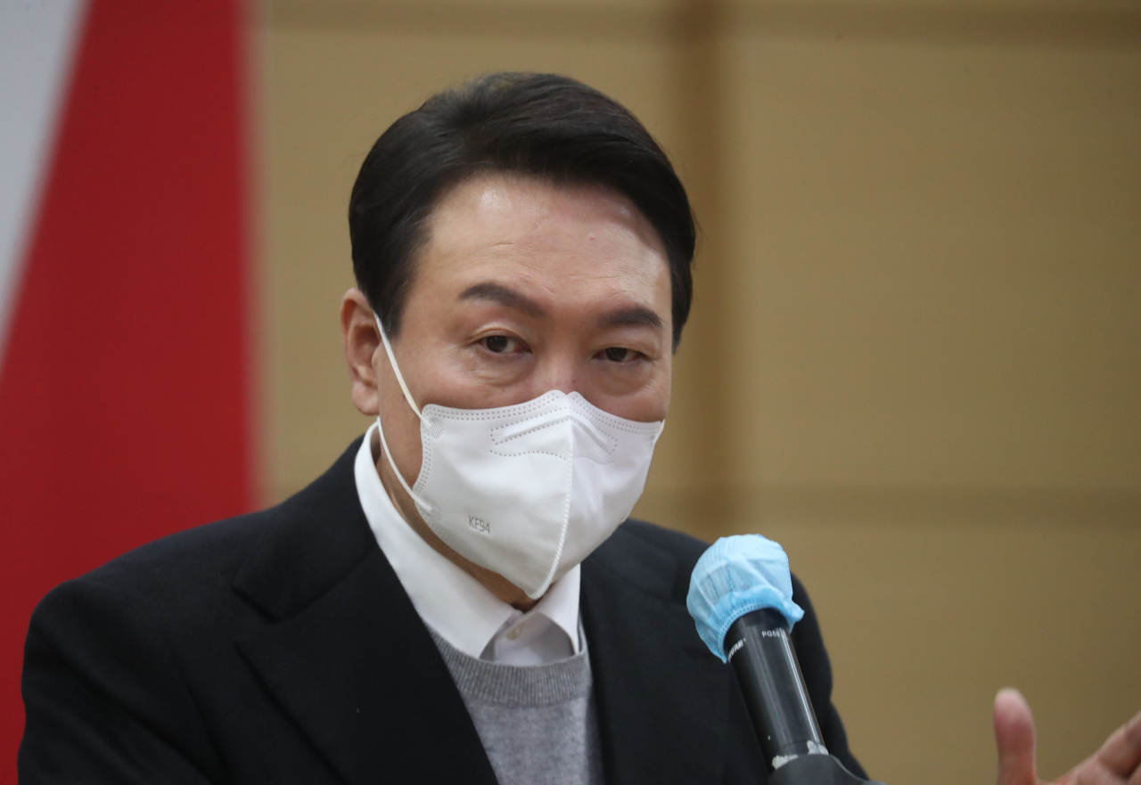 윤석열 국민의힘 대선후보. [연합]