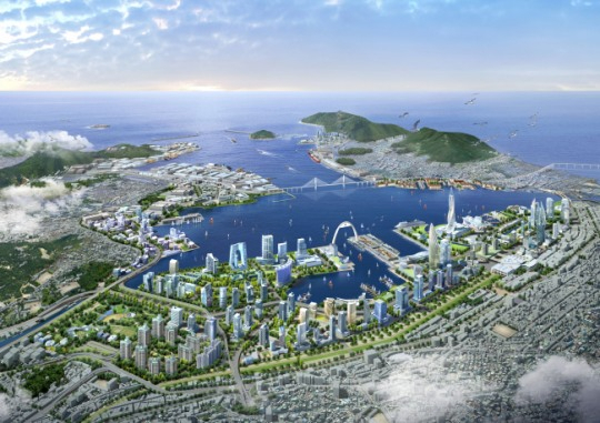 부산항 북항 재개발 조감도 [부산시 제공]
