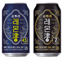 RTD(Ready To Drink) 주류인 레몬진 2종. [롯데칠성음료 제공]