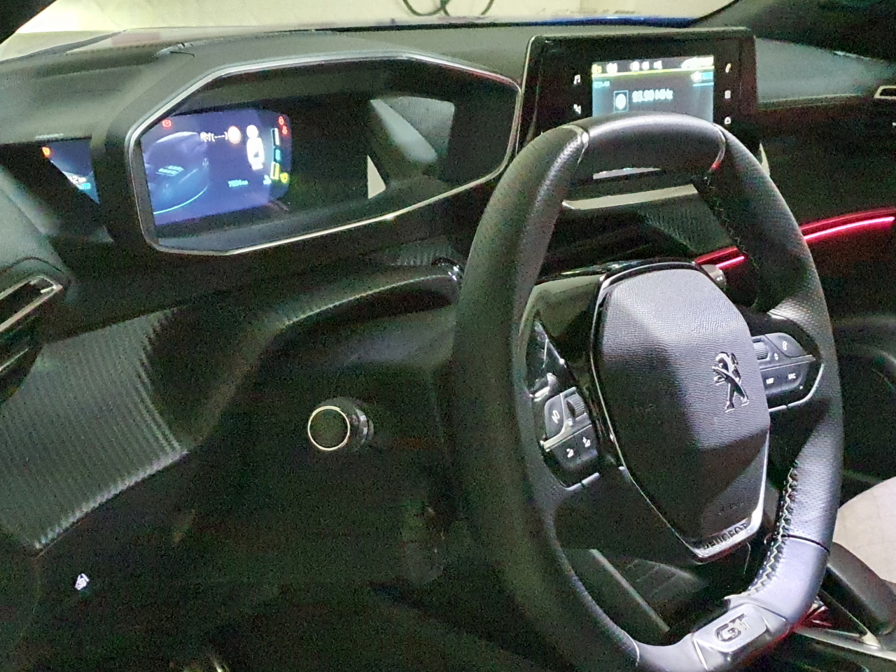 푸조 e-2008 SUV i-콕핏[원호연 기자]