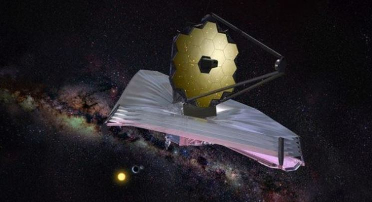제임스웹 우주망원경(JWST) 상상도 [과기정통부 제공]