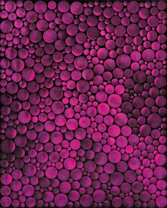 쿠사마 야요이의 ‘인피니티 닷츠(Infinity-Dots) (AB)’ [케이옥션 제공]