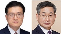 쌍용C&E 이현준 사장(왼쪽)과 김두만 부사장.