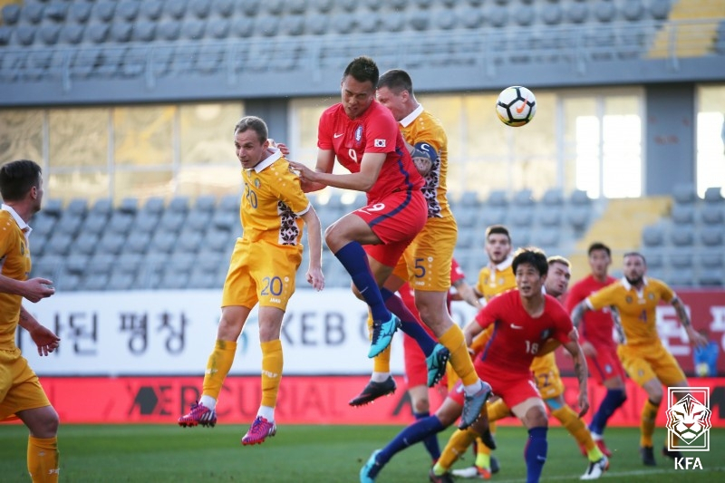 2018년 몰도바전 모습 [KFA 제공]
