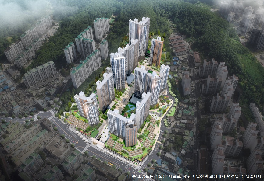 경상북도 포항시 북구 학잠동 93-4번지 일대 ‘포항자이 애서턴’ 투시도 [GS건설 제공]
