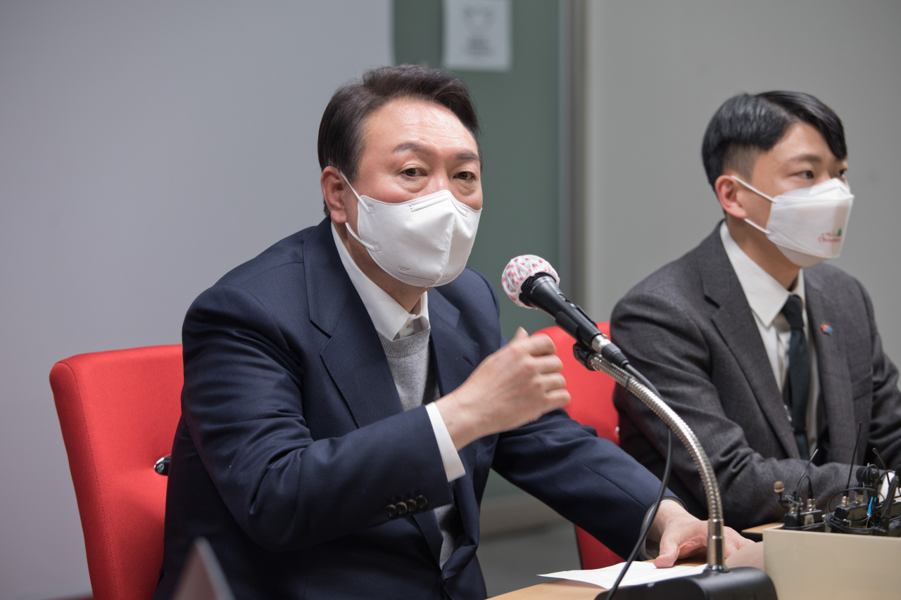 윤석열 국민의힘 대선후보. [연합]